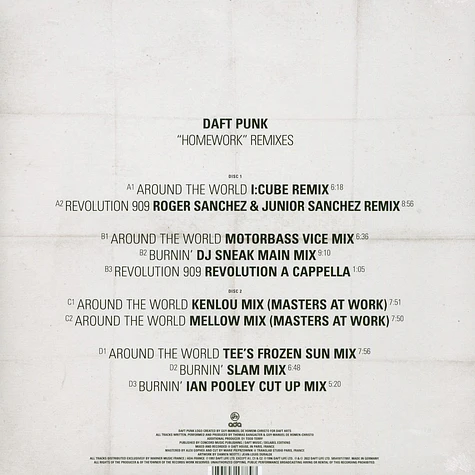 Daft Punk - Homework Remixes Limited Edition