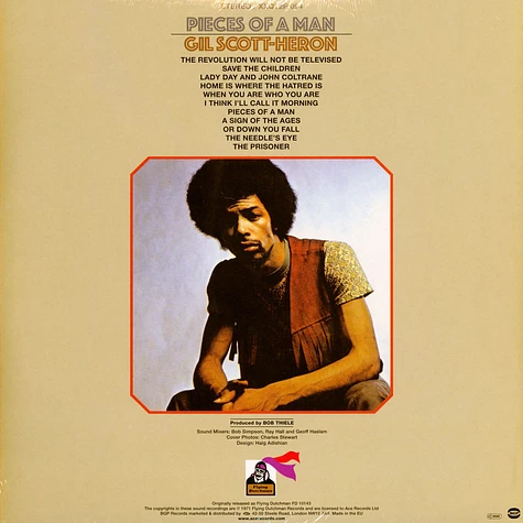 Gil Scott-Heron - Pieces Of A Man AAA Vinyl Edition