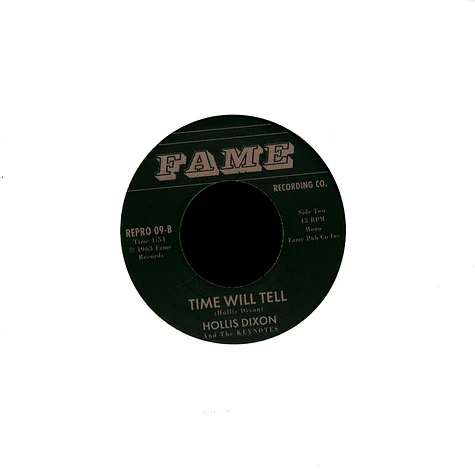 Hollis Dixon - Go Away With Me / Time Will Tell