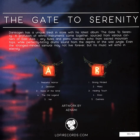 Danisogen - The Gate To Serenity Blue Vinyl Edition