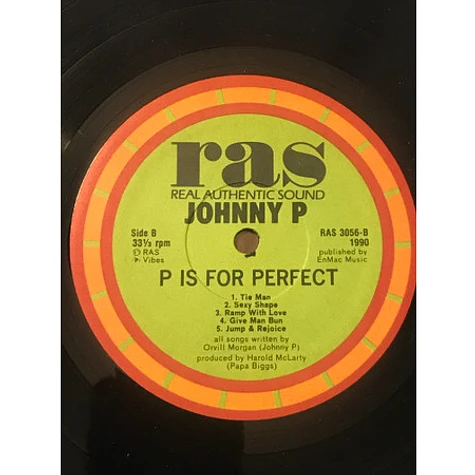 Johnny P - P Is For Perfect
