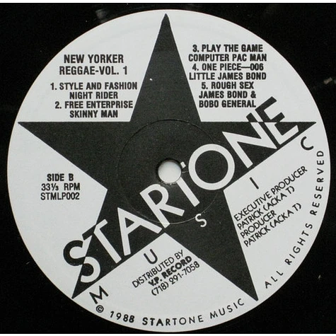 V.A. - Star Tone Music Presents New Yorker Reggae Vol. 1: Duck Dance