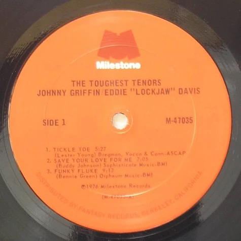 Johnny Griffin / Eddie "Lockjaw" Davis - The Toughest Tenors