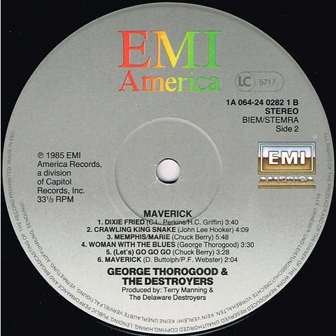 George Thorogood & The Destroyers - Maverick