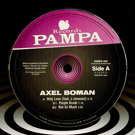 Axel Boman - Holy Love 2022 Repress