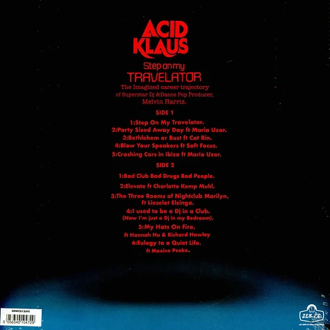 Acid Klaus - Step On My Travelator Viagra Blue Vinyl Edition