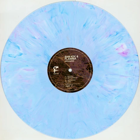 Sam Kdc & Flaminia - Grounding Blue Marbled Vinyl Edition