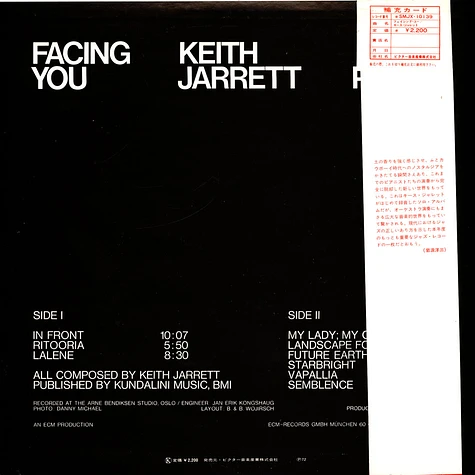 Keith Jarrett - Facing You