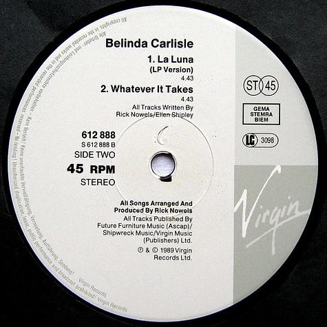 Belinda Carlisle - La Luna