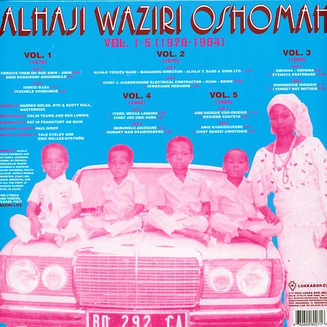 Alhaji Waziri Oshomah - Volume 1-5 1978-1984 Boxset