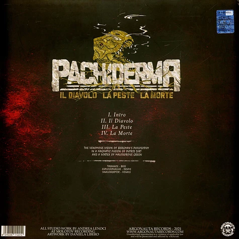 Pachiderma - Il Diavolo, La Peste, La Morte Yellow Vinyl Edtion