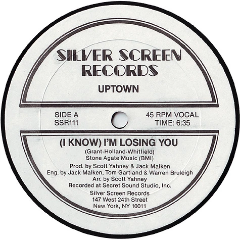 Uptown - (I Know) I'm Losing You