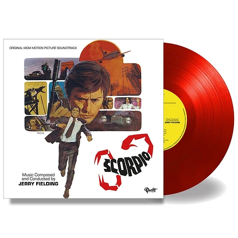 Jerry Fielding - OST Scorpio Transparent Red Vinyl Edition