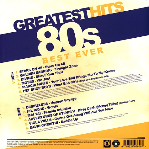 V.A. - Greatest 80s Hits Best Ever