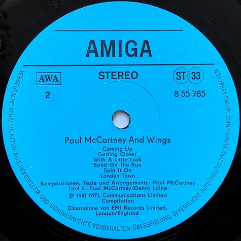 Wings - Paul McCartney And Wings