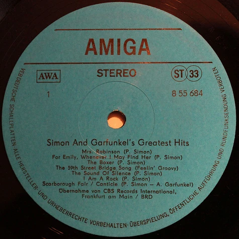 Simon & Garfunkel - Simon And Garfunkel's Greatest Hits