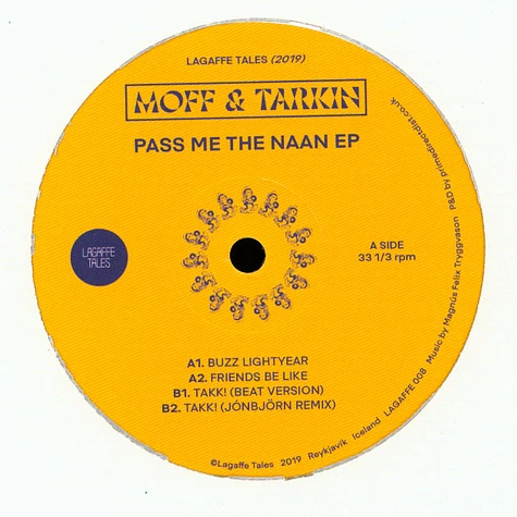 Moff & Tarkin - Pass Me The Naan EP
