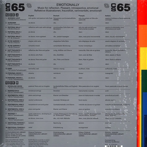 Branislave Zivkovic / Andre Tschaskowski - Emotionally (Coloursound)