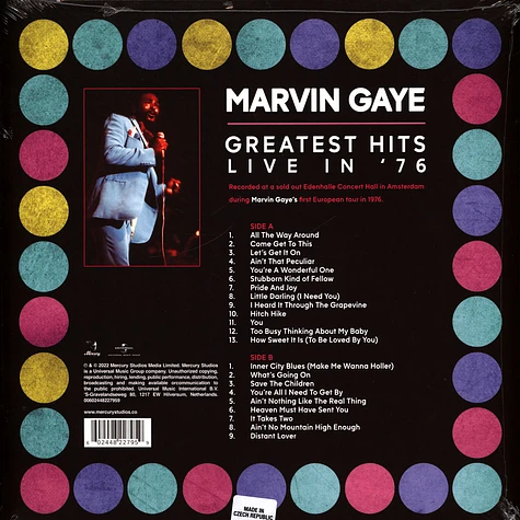 Marvin Gaye - Greatest Hits Live In '76 Limited Edition
