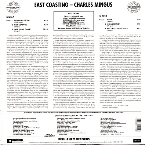 Charles Mingus - East Coasting 2014 Remaster