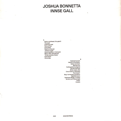 Joshua Bonnetta - Innse Gall
