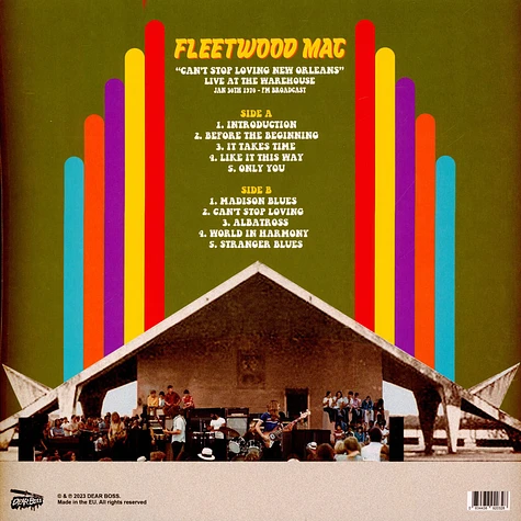 Fleetwood Mac - Can't Stop Loving New Orleans: Live At Warehouse