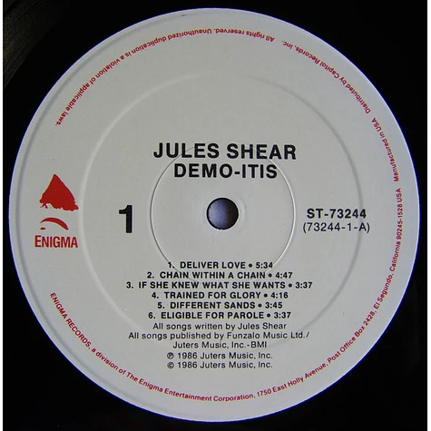 Jules Shear - Demo-itis