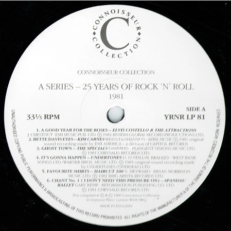 V.A. - 25 Years Of Rock 'N' Roll 1981