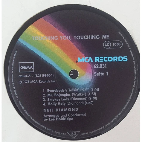 Neil Diamond - Touching You, Touching Me