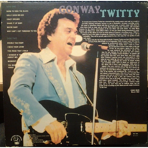 Conway Twitty - Shake It Up Baby