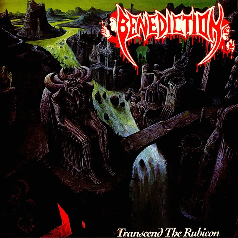 Benediction - Transcend The Rubicon Grey / Red Splatter Vinyl Edition