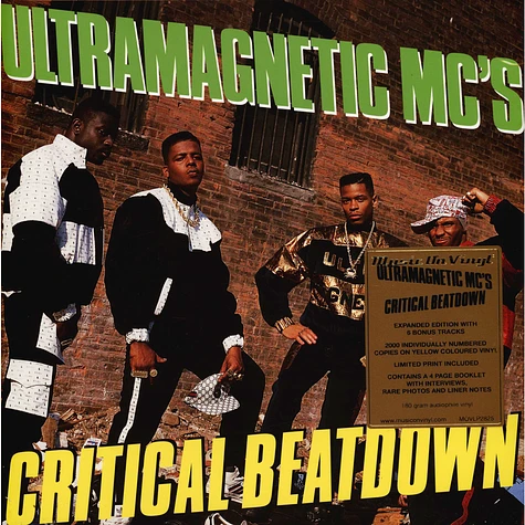 Ultramagnetic MC's - Critical Beatdown (Expanded) - Vinyl 2LP