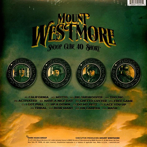 Mount Westmore - Snoop Cube 40 Short HHV EU Exclusive Orange Vinyl Edition