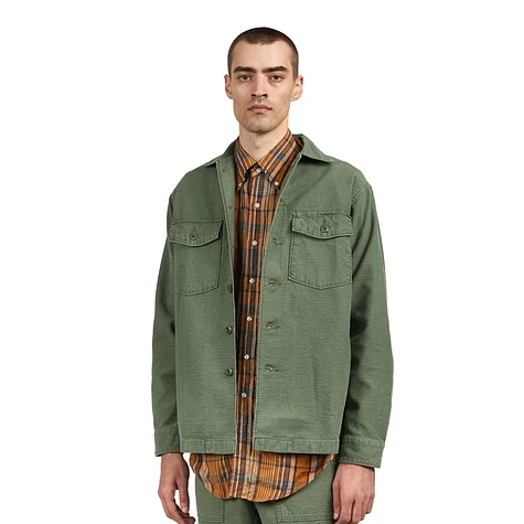 US Army Fatigue Shirt - Green Used