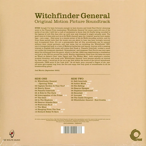 Paul Ferris - OST Witchfinder General