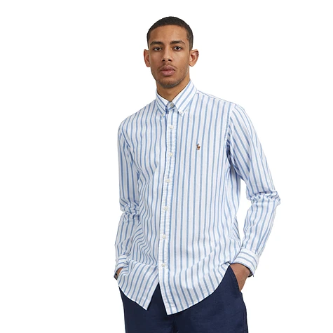 Polo Ralph Lauren - Men's LS Sport Shirt (Blue / White)