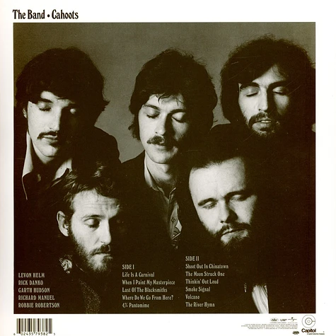 The Band - Cahoots - 50th Anniv.Black Vinyl Edition + Litho