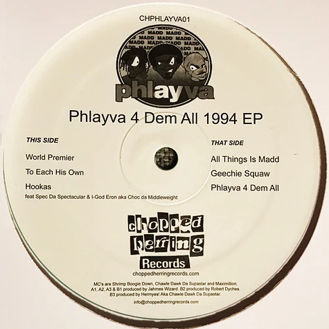 Madd Phlayva - Phlayva 4 Dem All 1994 EP