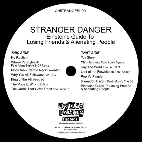 Strang3r Danger - Einstein's Guide To Losing Friends & Alienating People