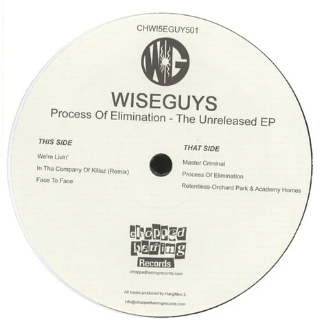 Wiseguys - Process Of Elimination - The Unreleased EP