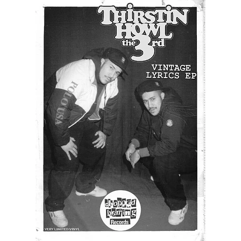 Thirstin Howl III - Vintage Lyrics EP