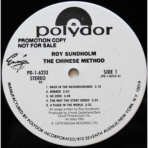 Roy Sundholm - The Chinese Method