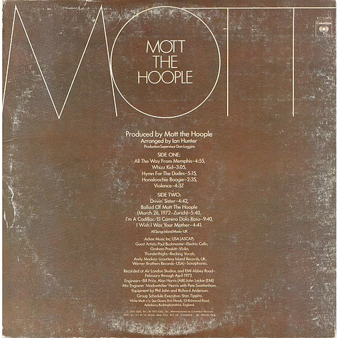 Mott The Hoople - Mott