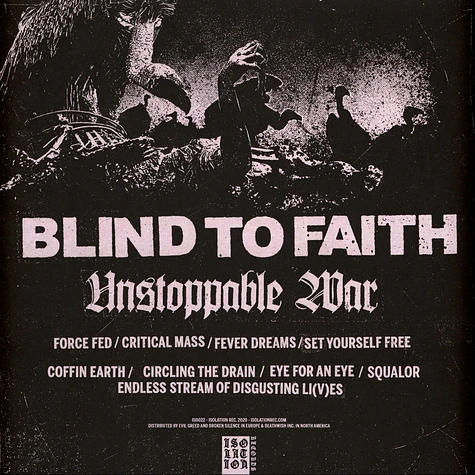 Blind To Faith - Unstoppable War Colored Vinyl Edition