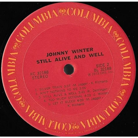 Johnny Winter - Still Alive And Well