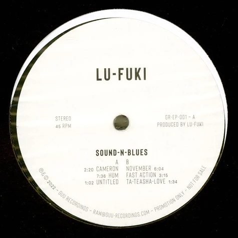 Lu-Fuki - Sound-N-Blues EP