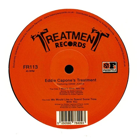 Eddie Capone's Treatment - I Won't Give You Up