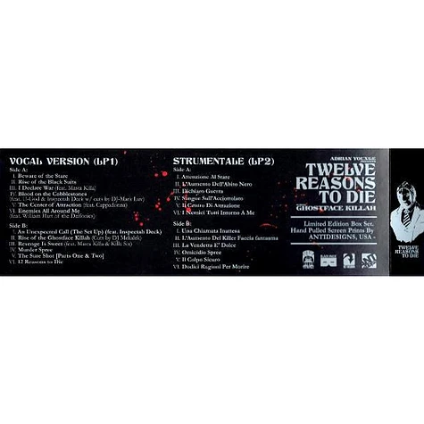 Ghostface Killah And Adrian Younge - Twelve Reasons To Die: "12 Delucas Version"