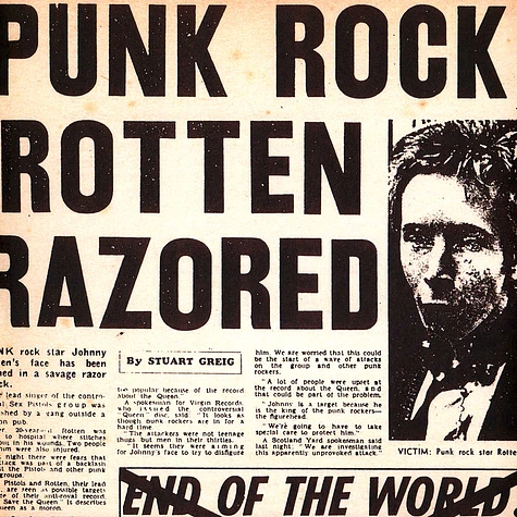 Sex Pistols - Rotten Razored White Vinyl Edition