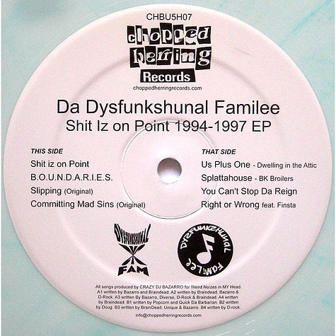 Dysfunkshunal Familee - Shit Iz On Point 1994-1997 EP